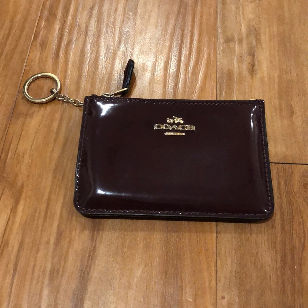 COACH Skinny ID Case- wallet with key ring